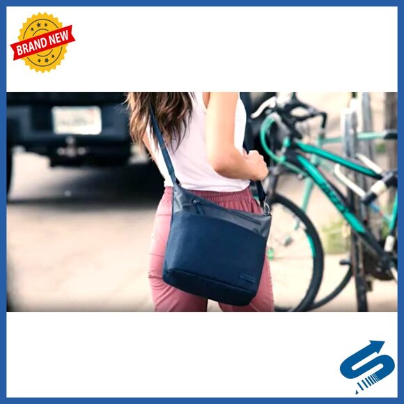 Anti-Theft Crossbody Bag with RFID Protection, Slash-Resistant Polyester - Picture 7 of 7